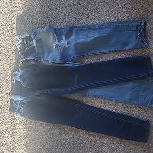 Lot of 2 jeans, size 8, girls, Jordache and Justice brand